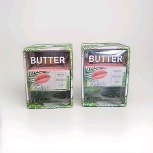 Butter Smoothie Moisturizer with Tropical Green Accents set of 2